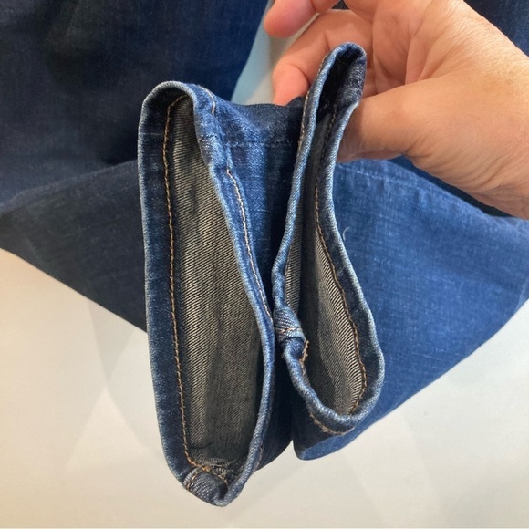 AMERICAN EAGLE  Sz 14 Super High Rise Dark Wash Jeggings Jeans - Picture 4 of 8